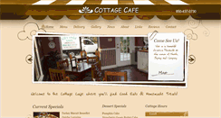 Desktop Screenshot of eatatcottagecafe.com